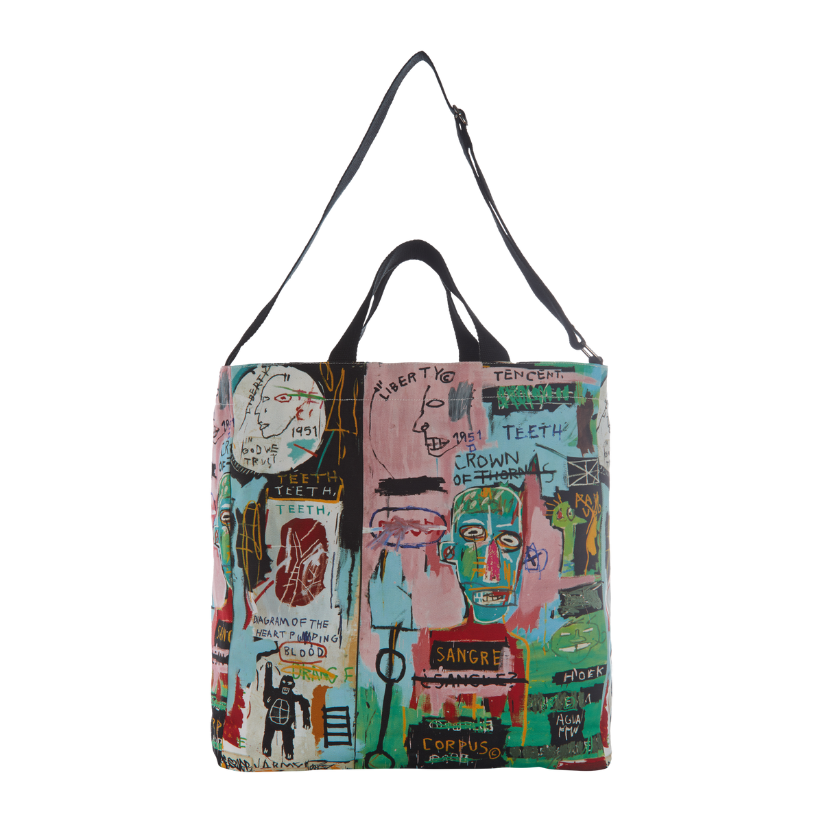 Jean-Michel Basquiat "In Italian" Crossbody Bag