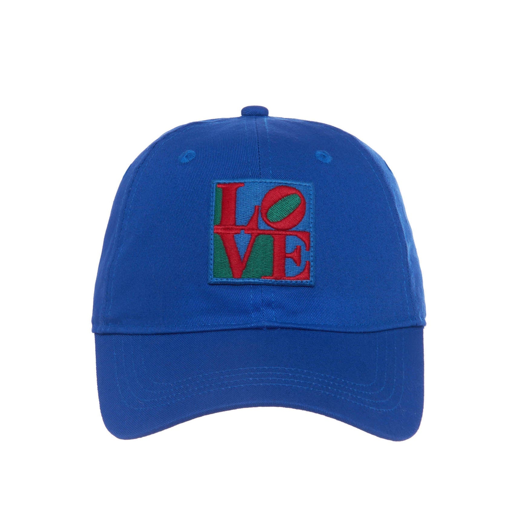 Robert Indiana “Love” Patch Dad Cap, Blue