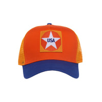 Robert Indiana "USA" Star Patch Trucker Hat