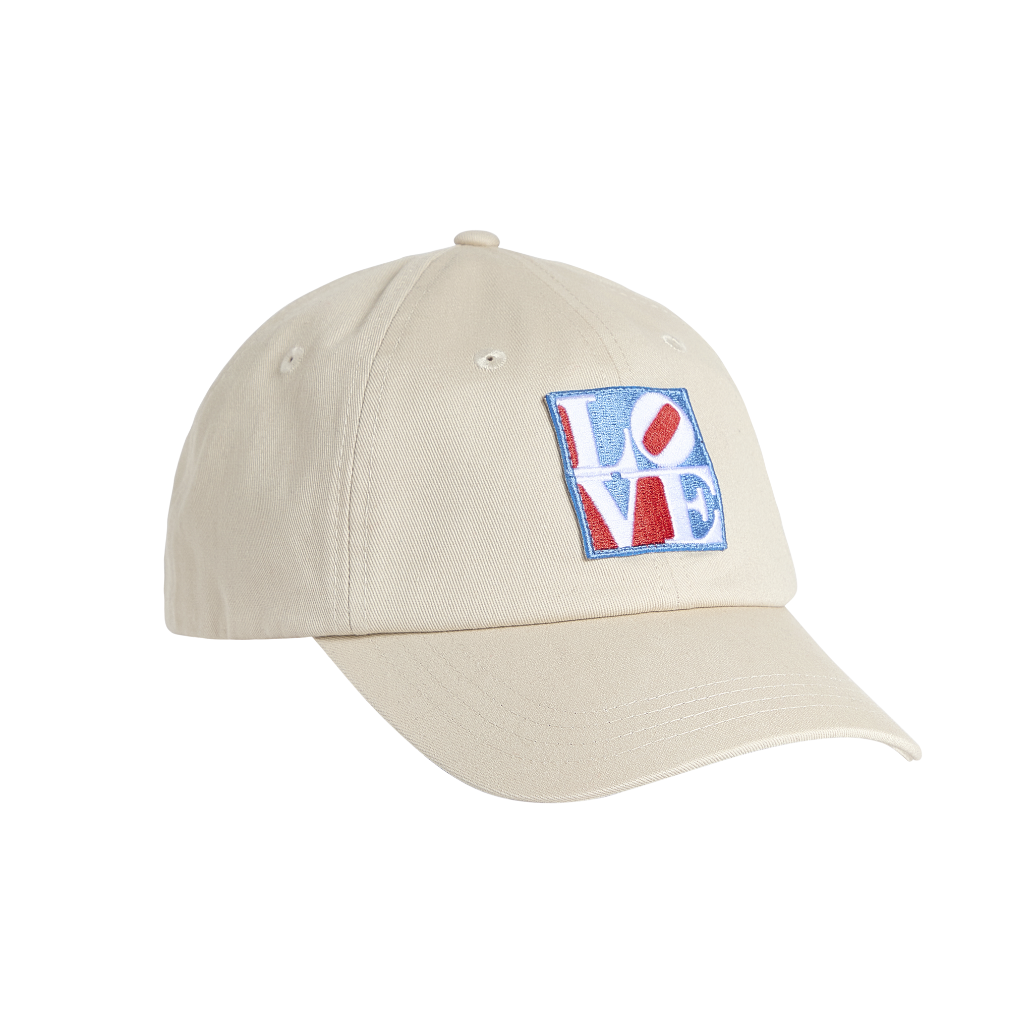 Robert Indiana “Love” Patch Dad Cap, Stone
