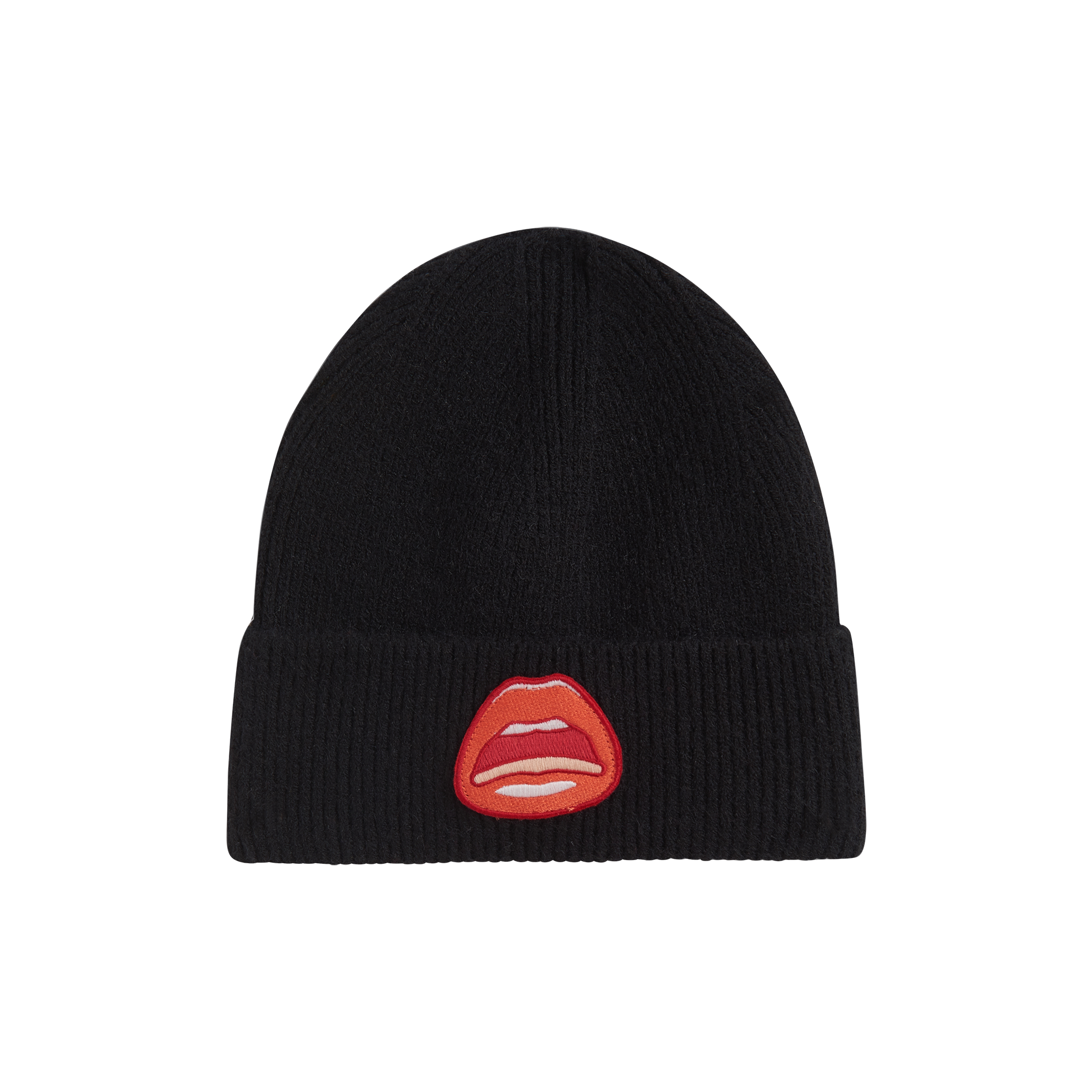 Tom Wesselmann"Mouth" Icon Patch Knit Beanie