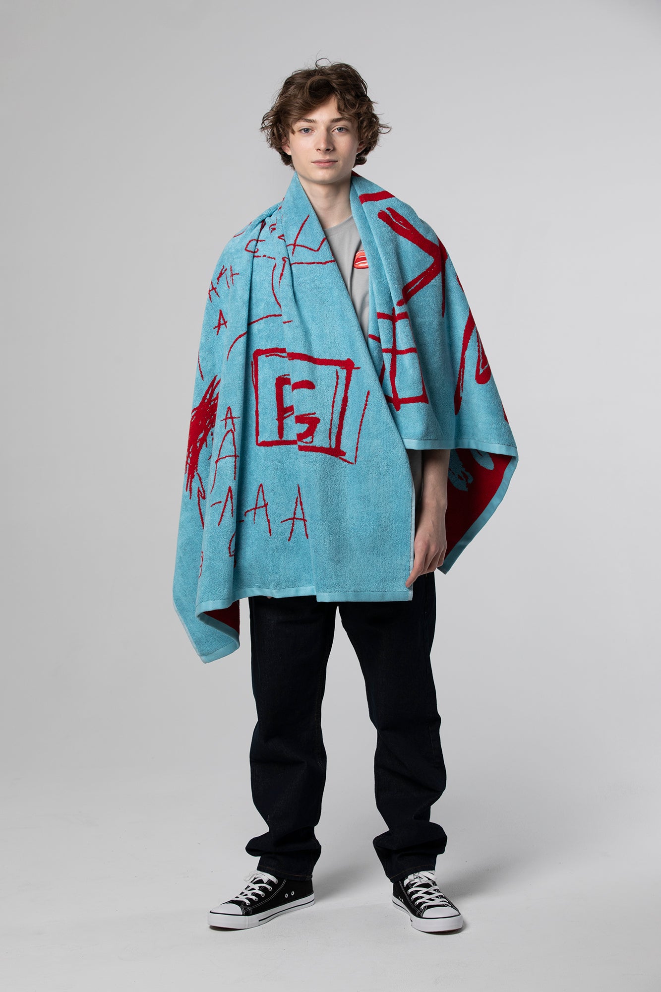 Jean-Michel Basquiat “New York New Wave” Beach Towel – ROME PAYS OFF