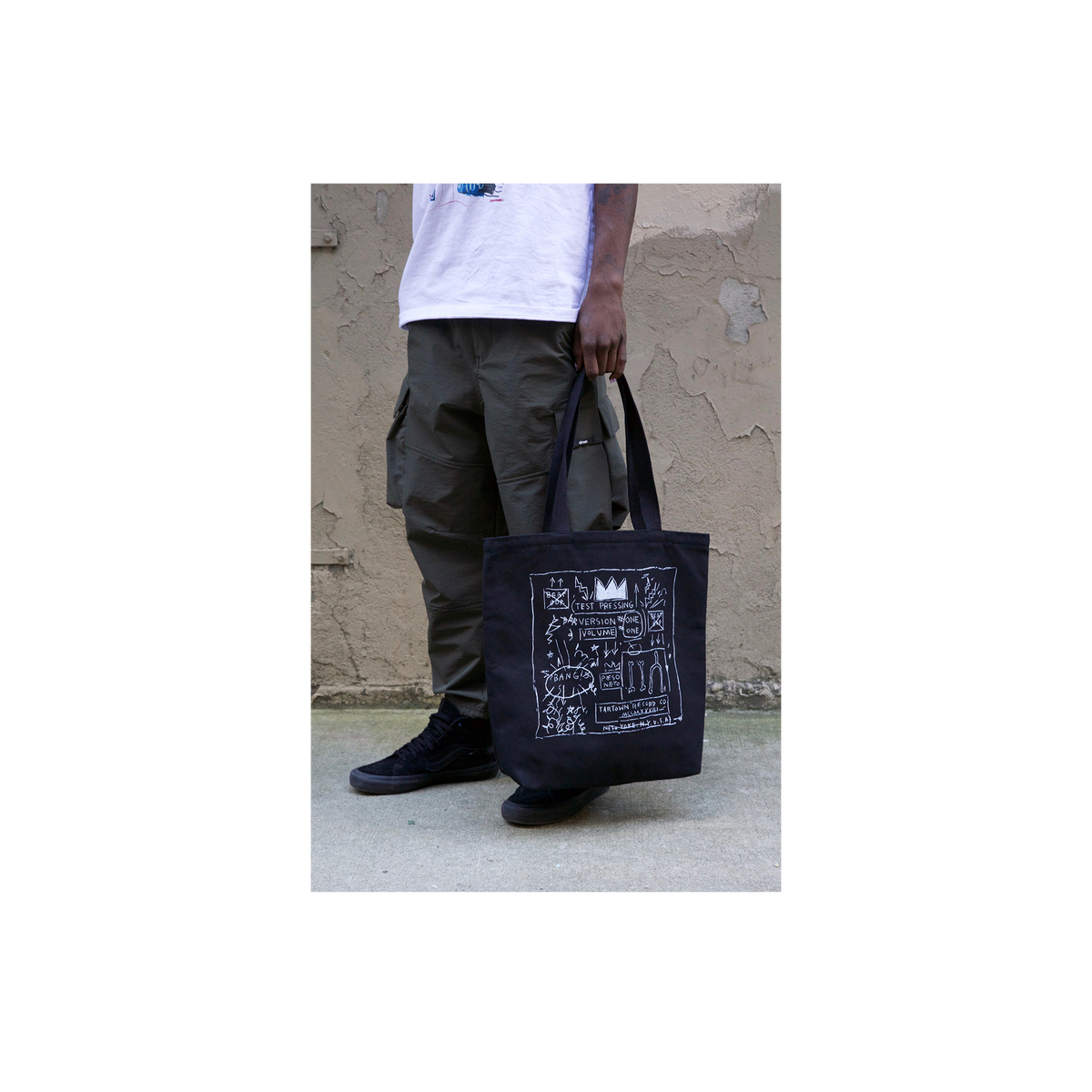 Basquiat "Beat Bop" Large Canvas Tote Bag