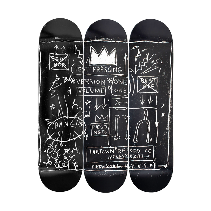 Basquiat "Beat Bop" Triptych Deck