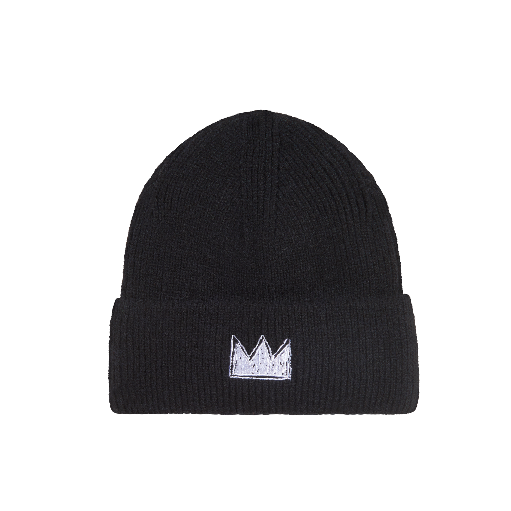 Basquiat Embroidered Crown Beanie