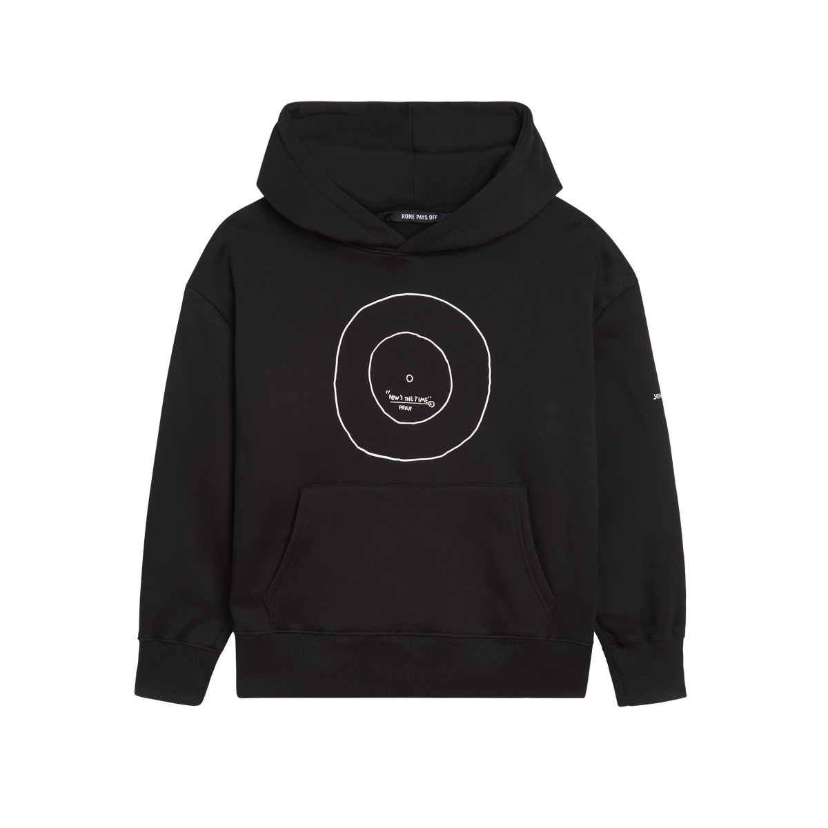 Basquiat Now s The Time Unisex Hoodie ROME PAYS OFF