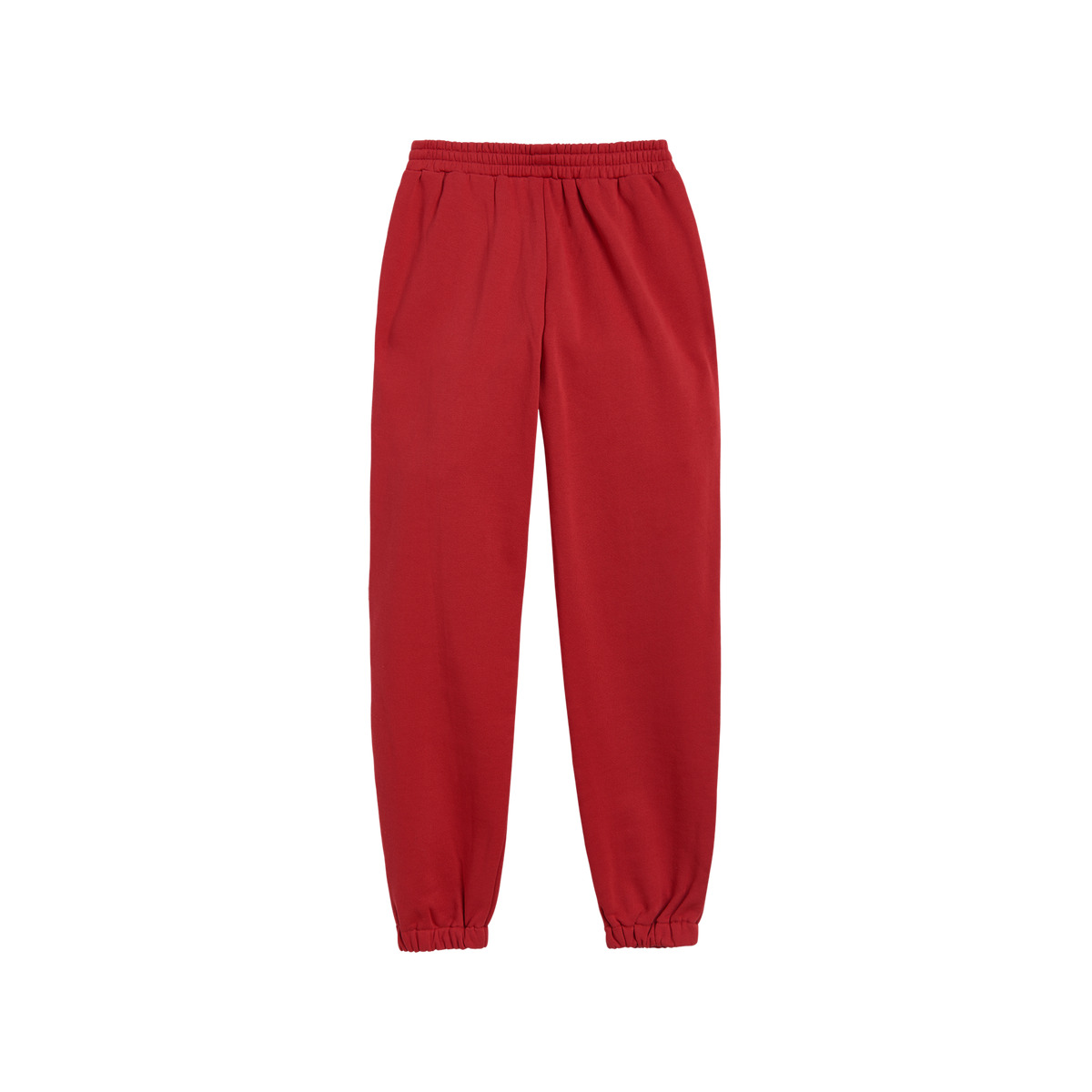 Jean-Michel Basquiat "Cassius Clay" Sweatpants in Pompeian Red