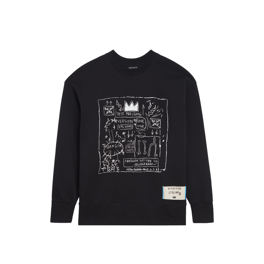 Basquiat “Beat Bop” Premium Crewneck Sweatshirt – ROME PAYS OFF