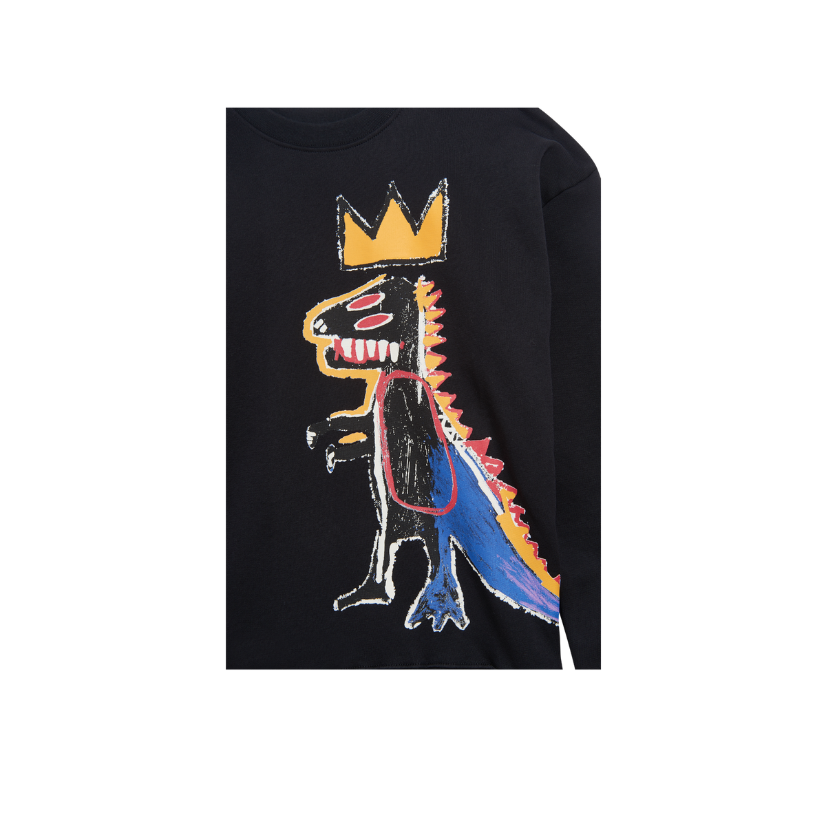 Basquiat "Pez Dispenser" Printed Crewneck