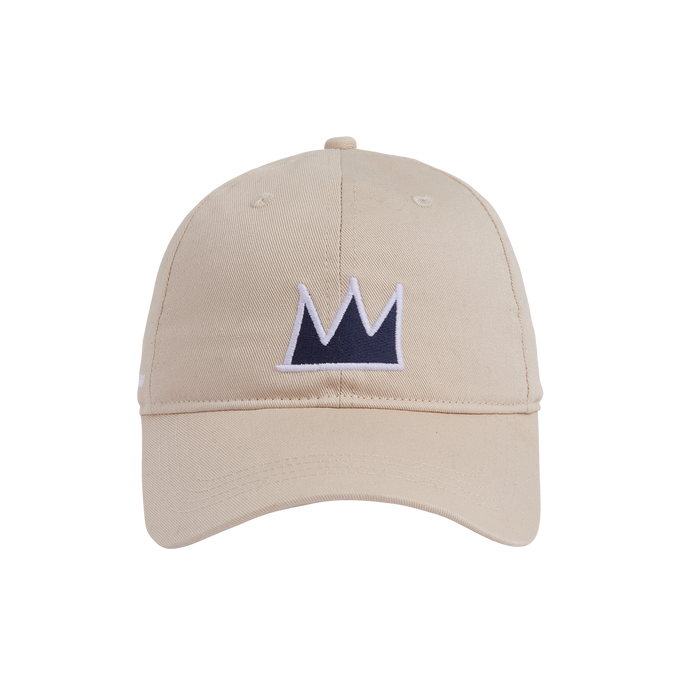 Basquiat Crown Baseball Cap, Off-White (Stone)