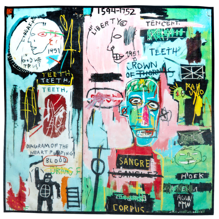 Jean-Michel Basquiat "In Italian" Bandana