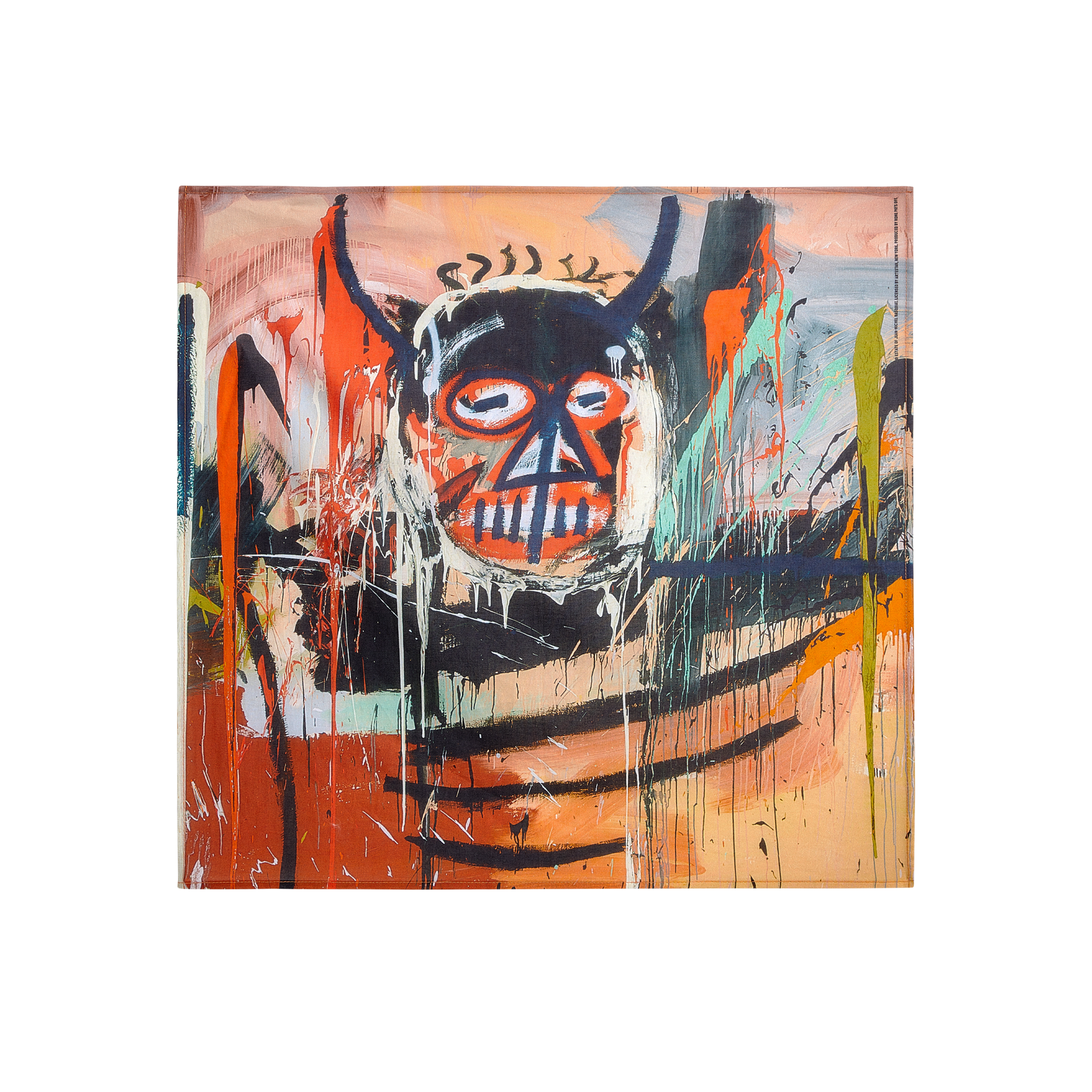Basquiat “Untitled, 1982 (Devil)” Bandana