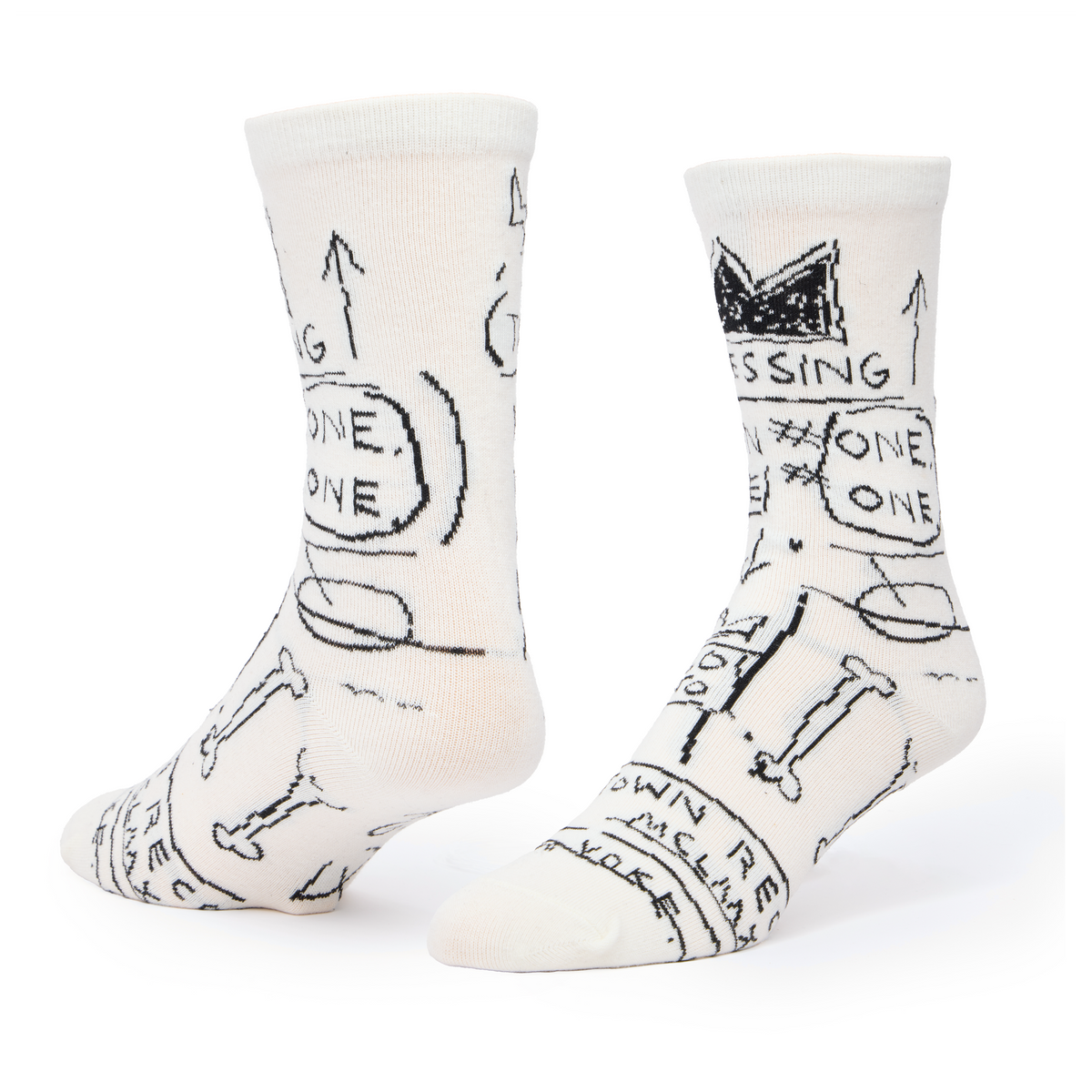 Jean-Michel Basquiat "Beat Bop" Socks (Set of 2)