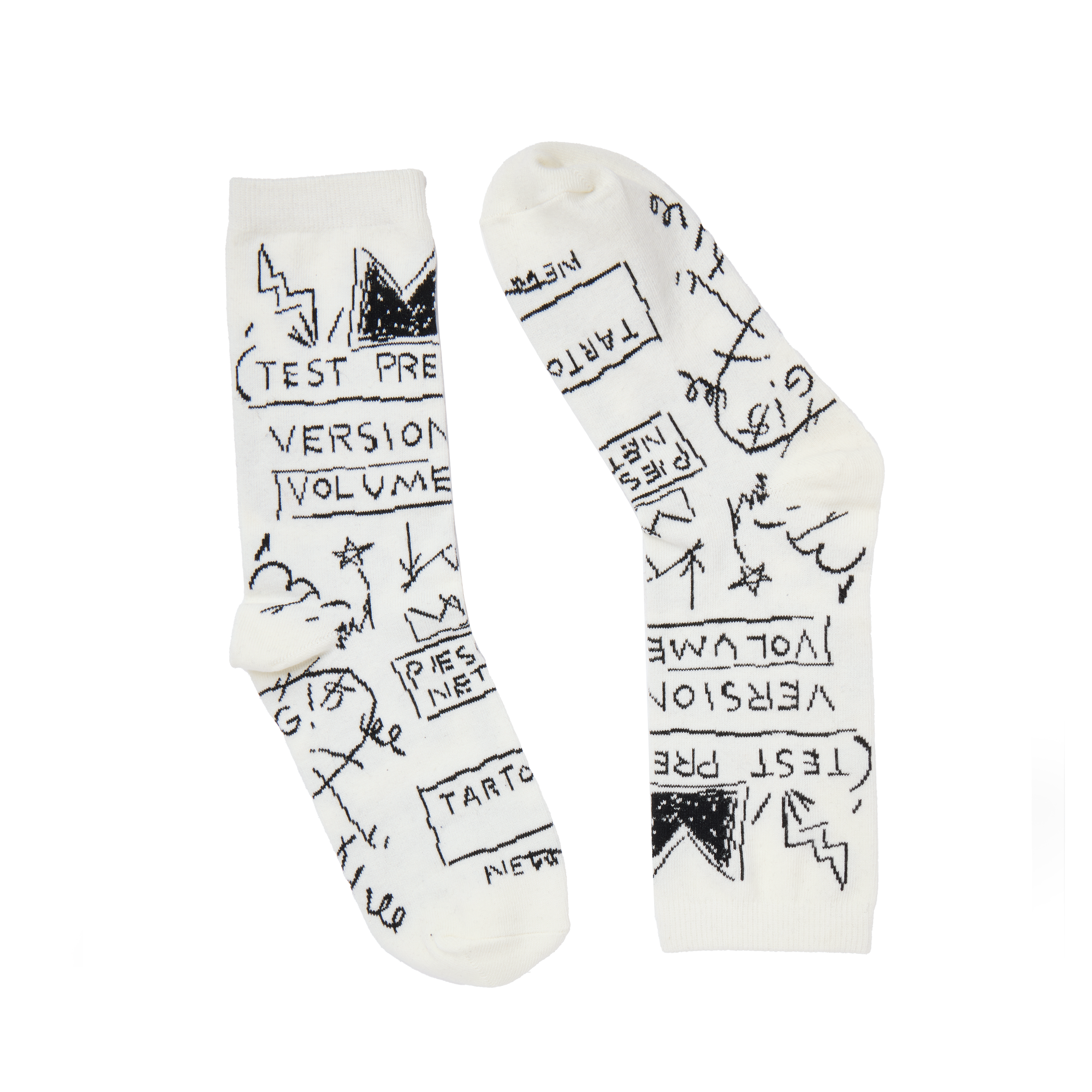 Jean-Michel Basquiat "Beat Bop" Socks (Set of 2)