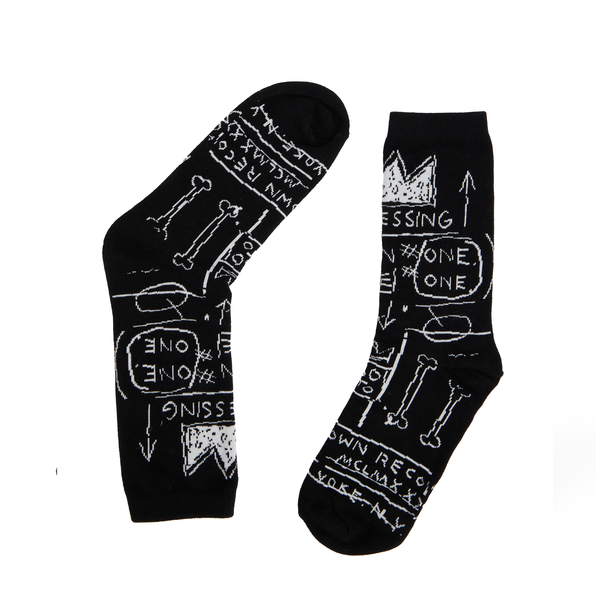 Jean-Michel Basquiat "Beat Bop" Socks (Set of 2)
