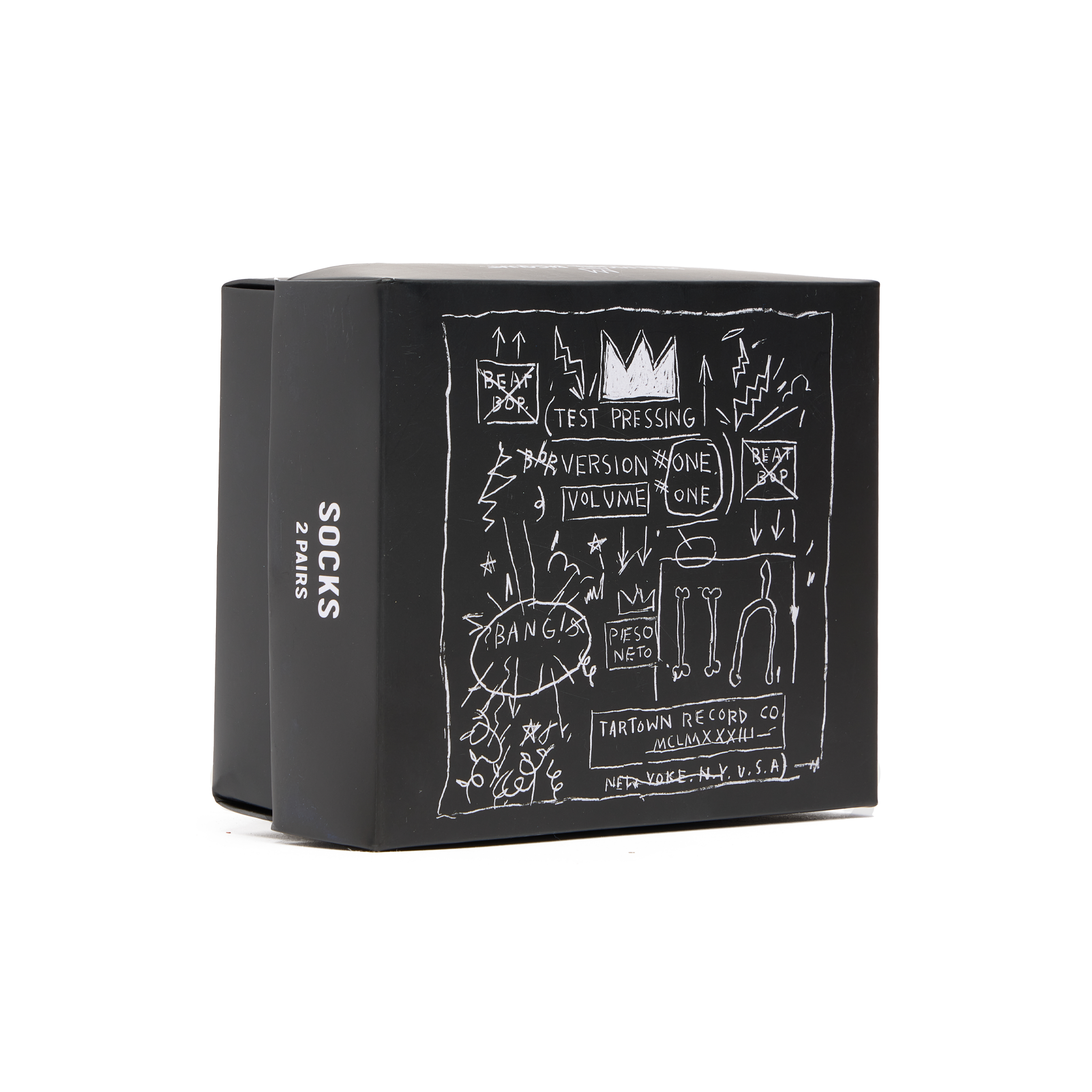 Basquiat “Beat Bop” Knit Socks Box, Set of 2