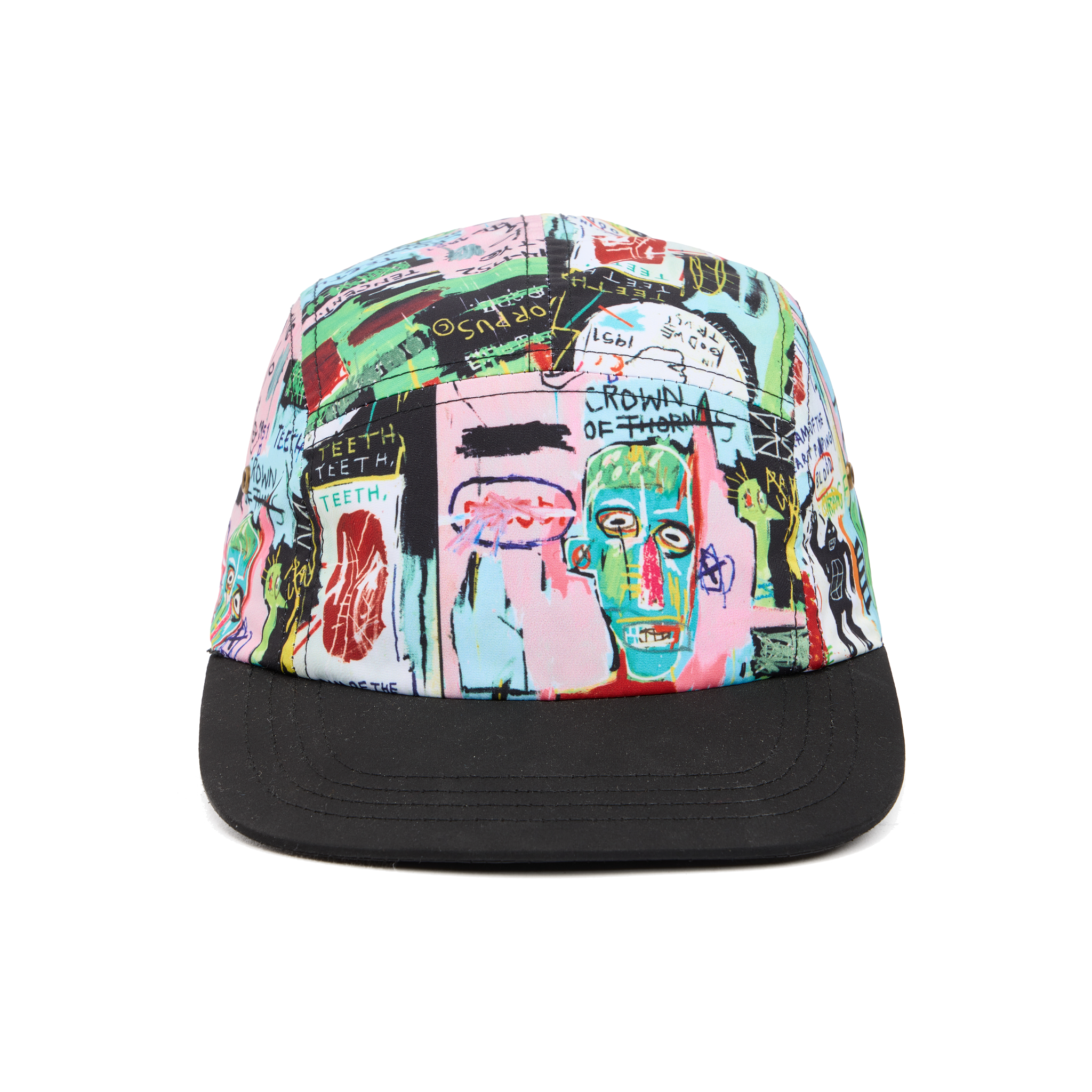 Basquiat "In Italian" All-Over Print 5-Panel Cap