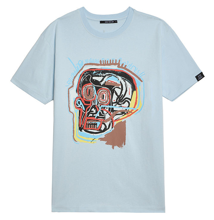 Basquiat “Skull” T-Shirt, Blue