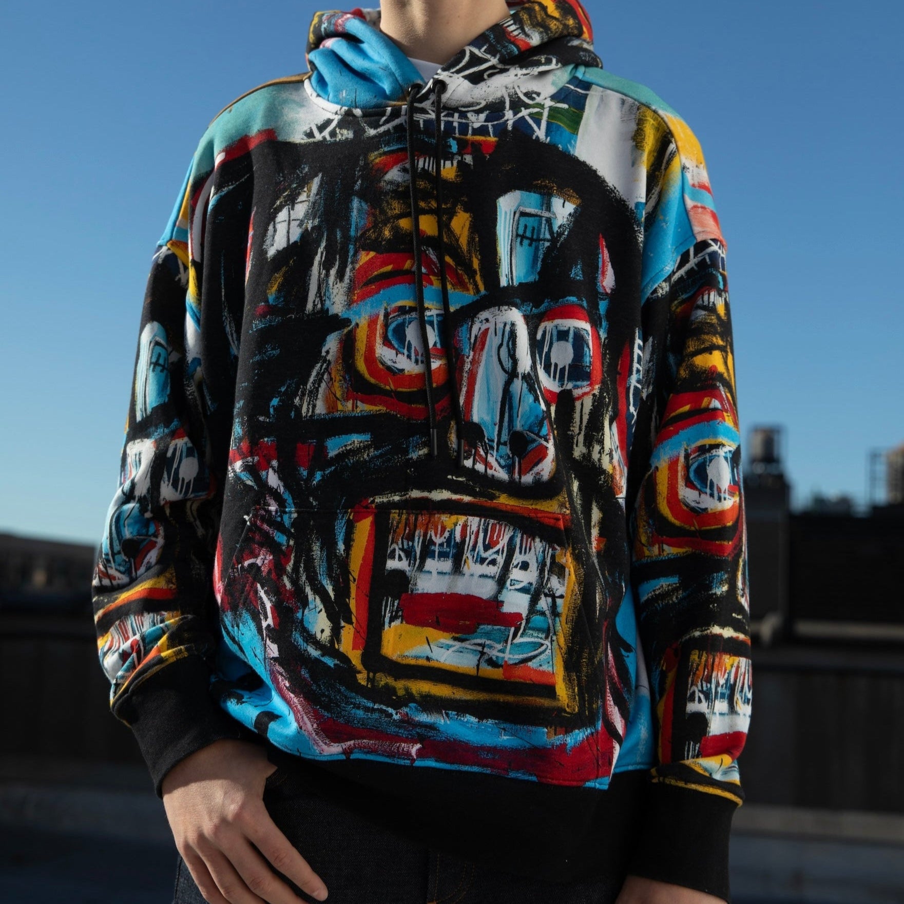 希少】ポールスミス ジーンズ 長袖シャツ 13AW 総柄 バスキア S