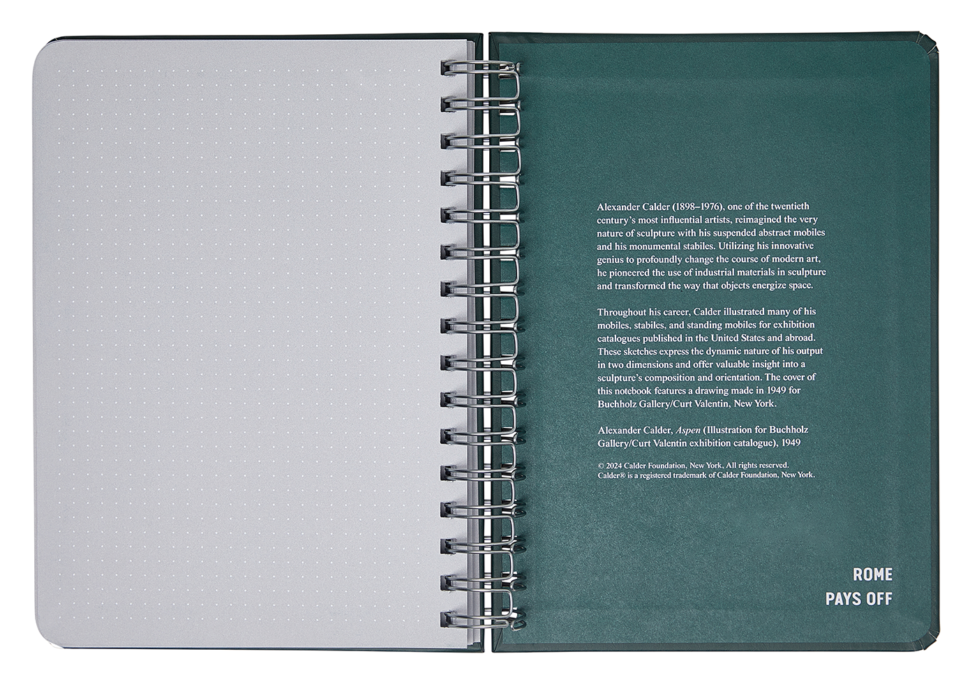 Alexander Calder "Aspen" Notebook
