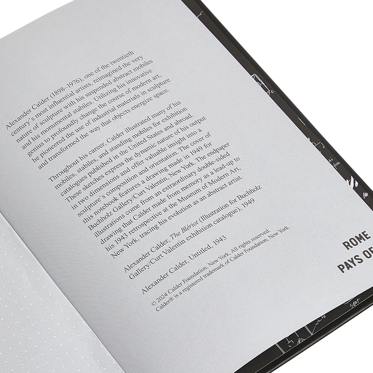 Alexander Calder "The Blériot" Notebook