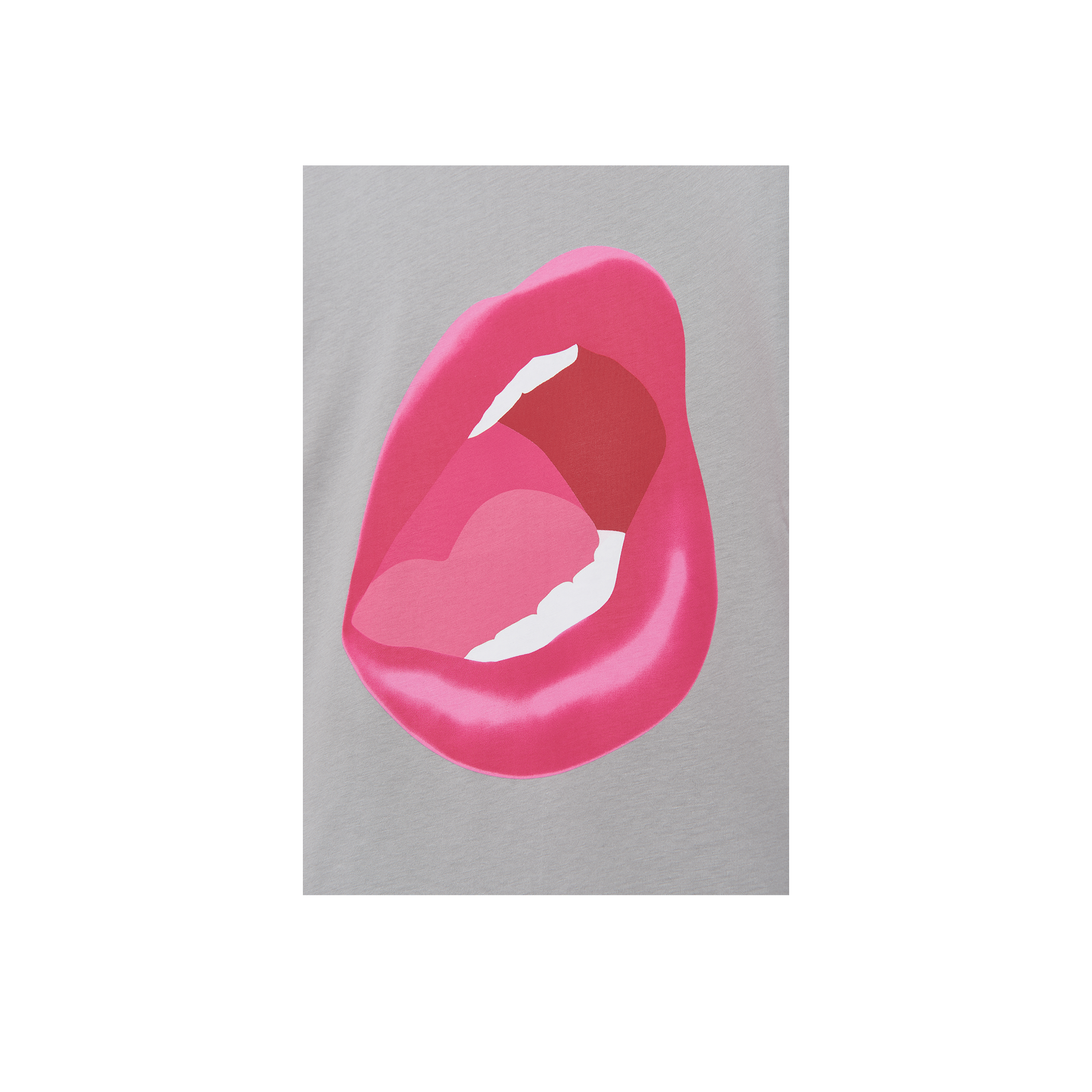 Tom Wesselmann “Mouth #7” T-Shirt, Gray