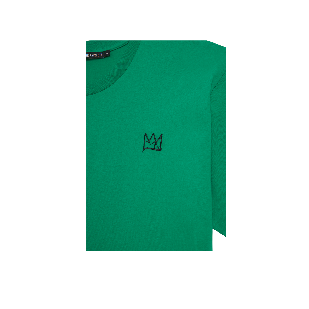 Basquiat "Crown" Embroidered T-Shirt