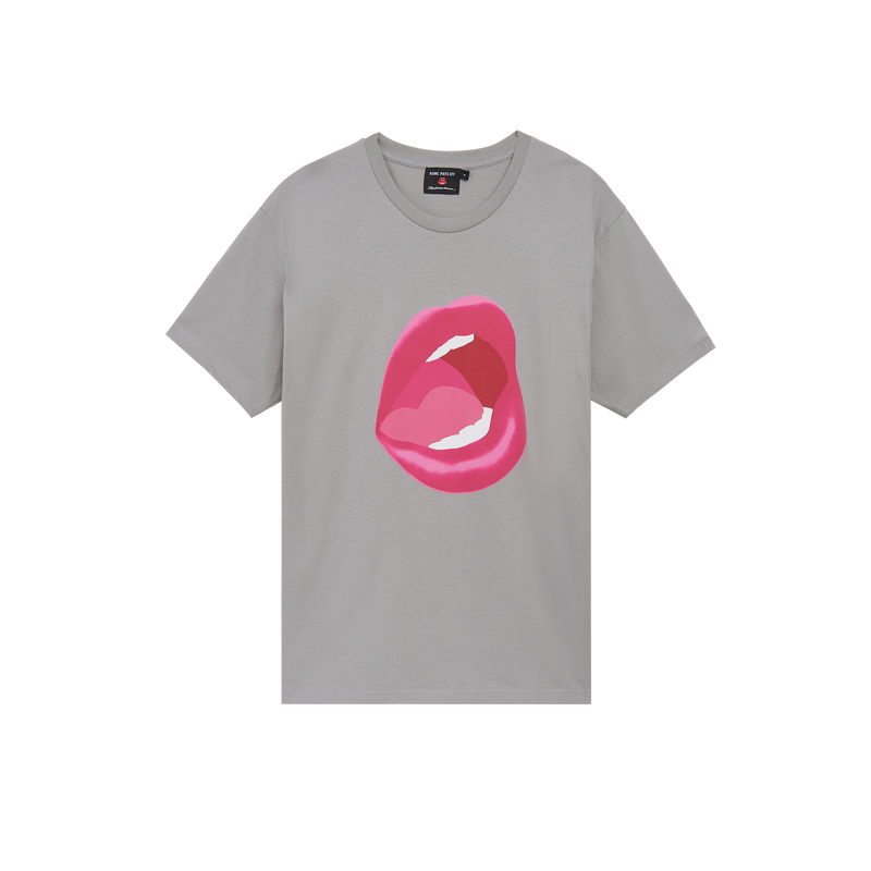 Tom Wesselmann "Mouth #7" T-Shirt, Gray