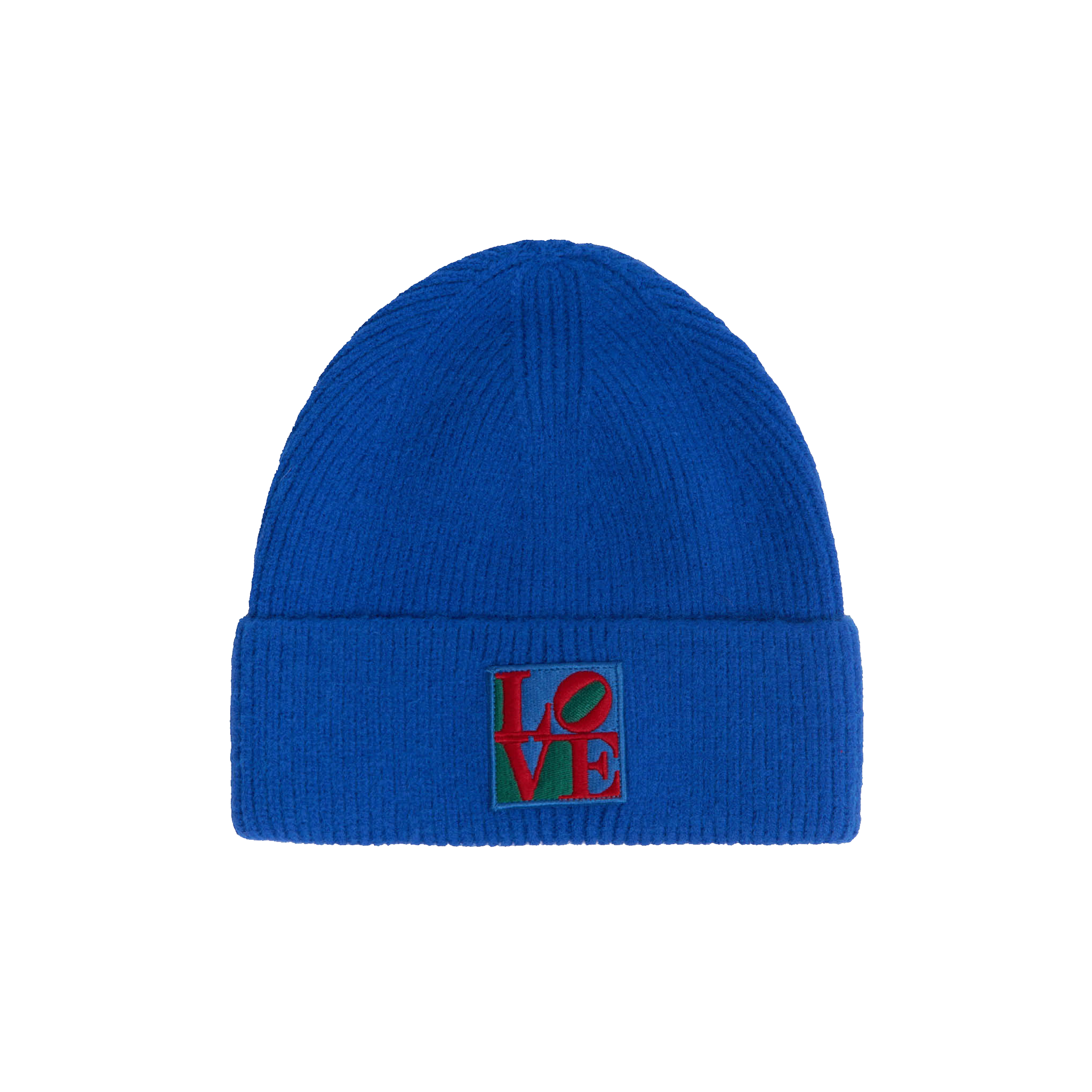 Robert Indiana “Love” Patch Knit Beanie