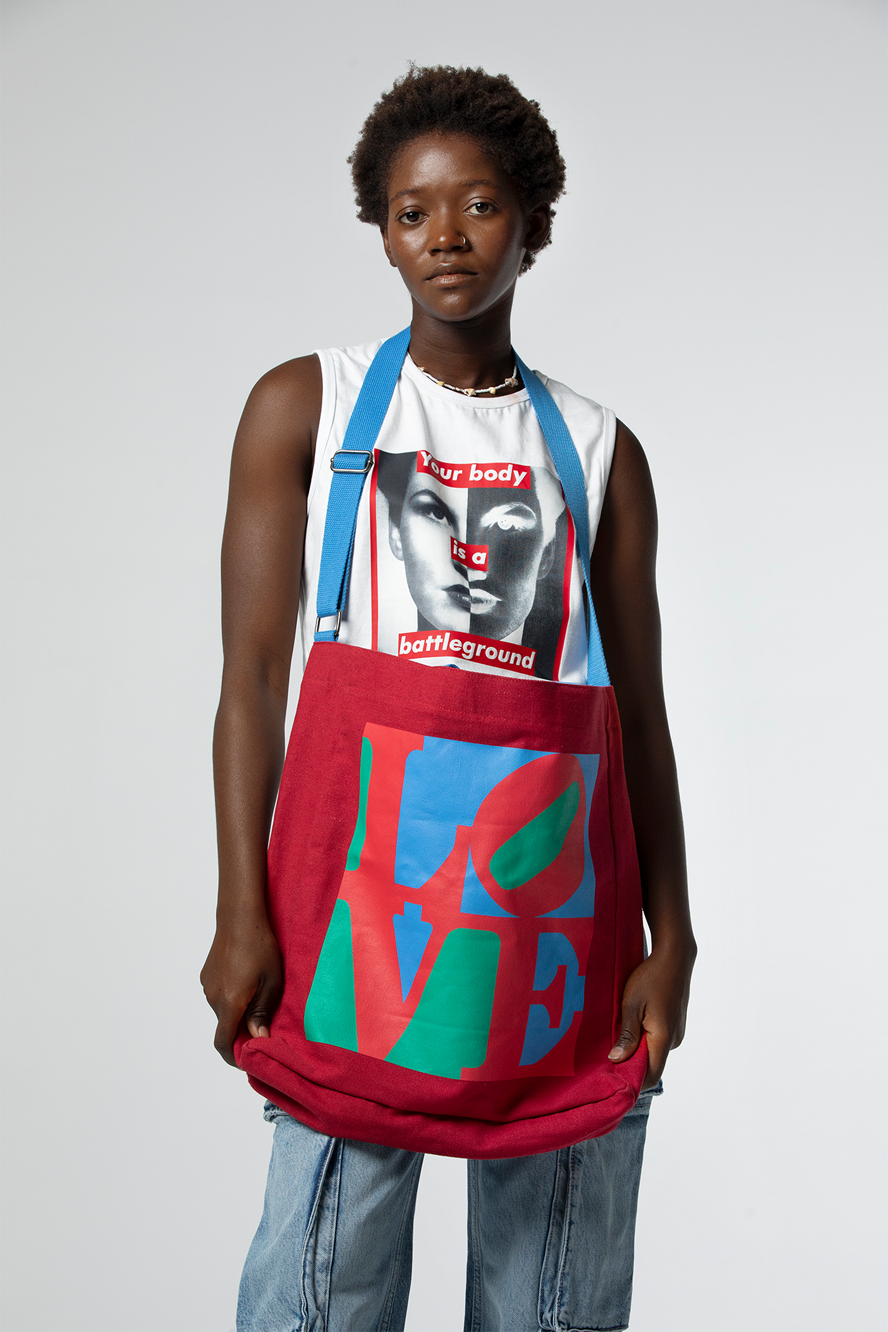 Robert Indiana "LOVE" Crossbody Tote