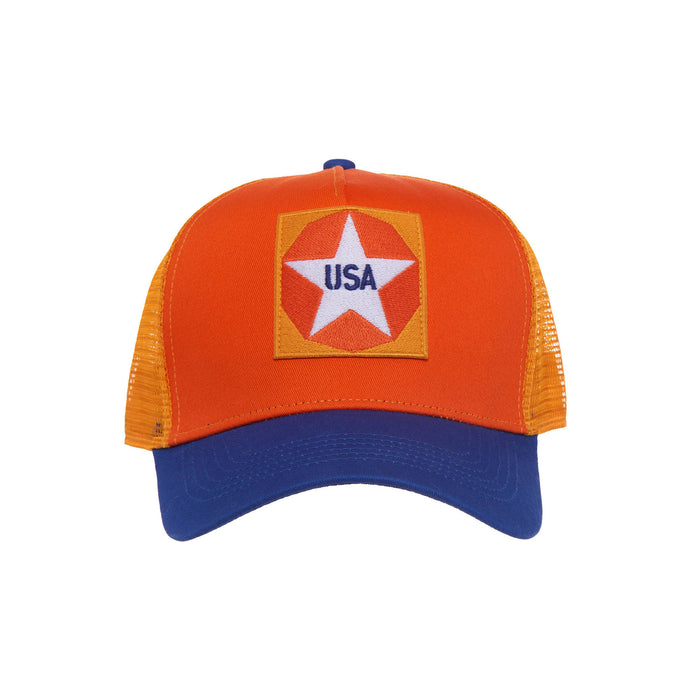 Robert Indiana "USA" Star Patch Trucker Hat