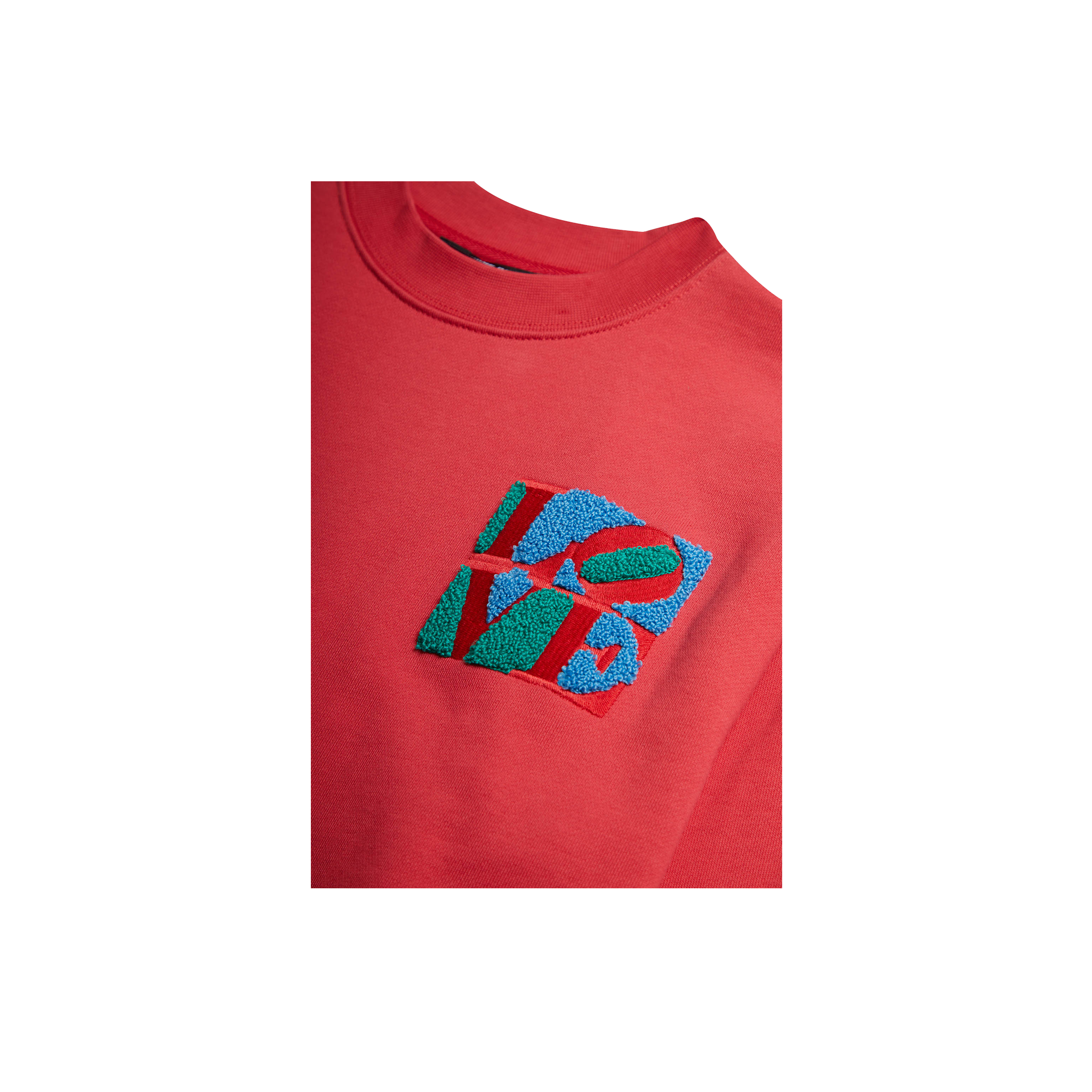 Robert Indiana “LOVE” Patch Crewneck Fleece
