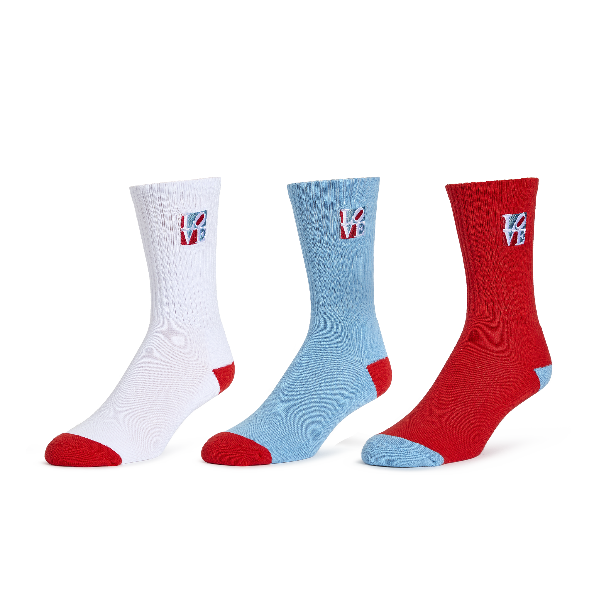 Robert Indiana "LOVE" Crew Socks