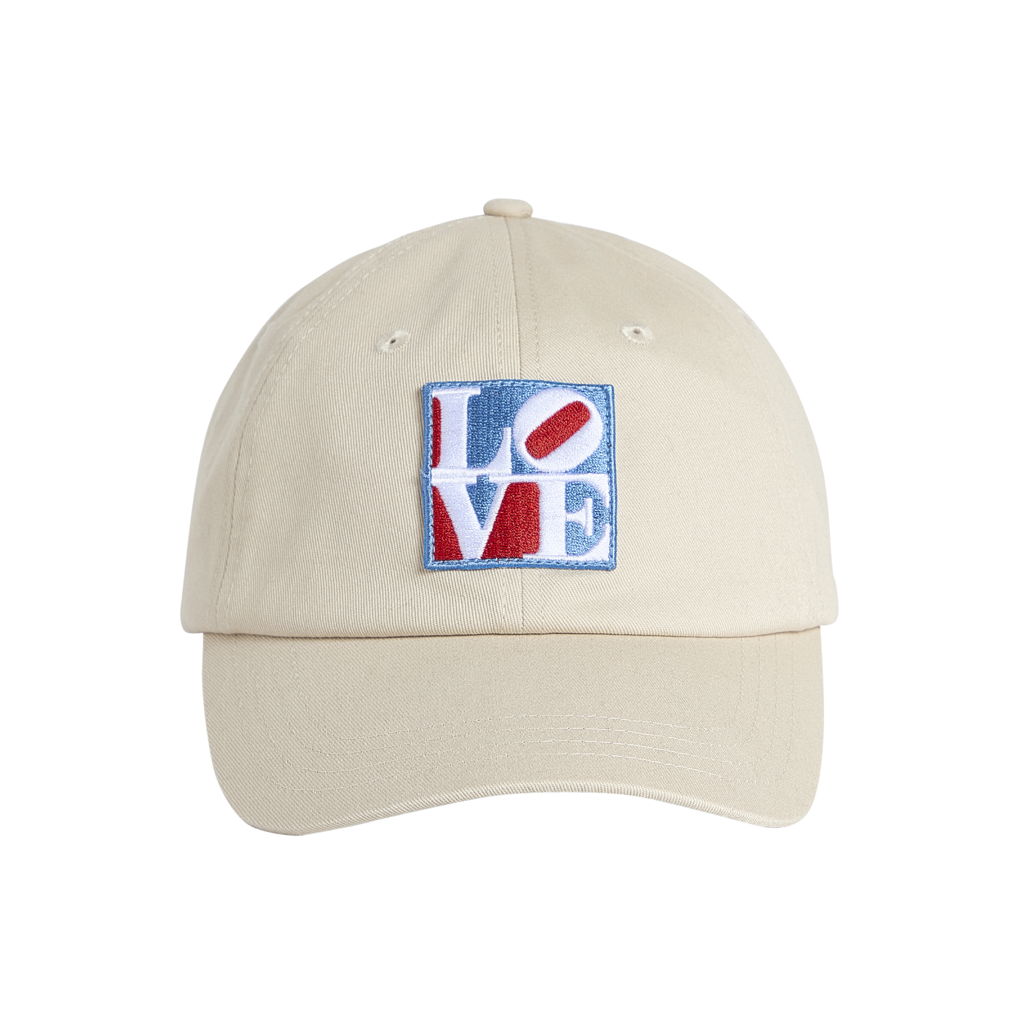 Robert Indiana “Love” Patch Dad Cap, Stone