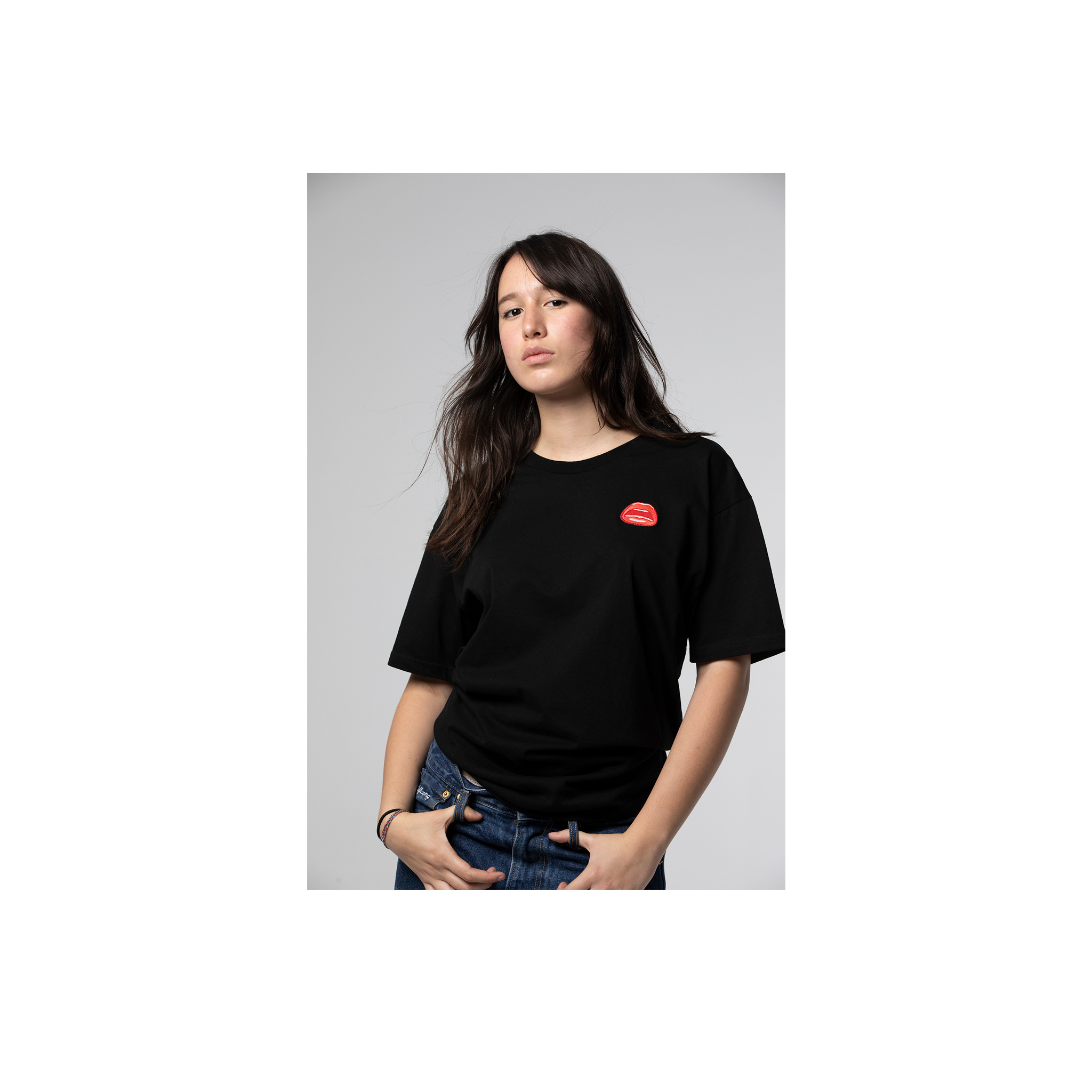 Tom Wesselmann Unisex “Mouth” Icon Patch T-Shirt