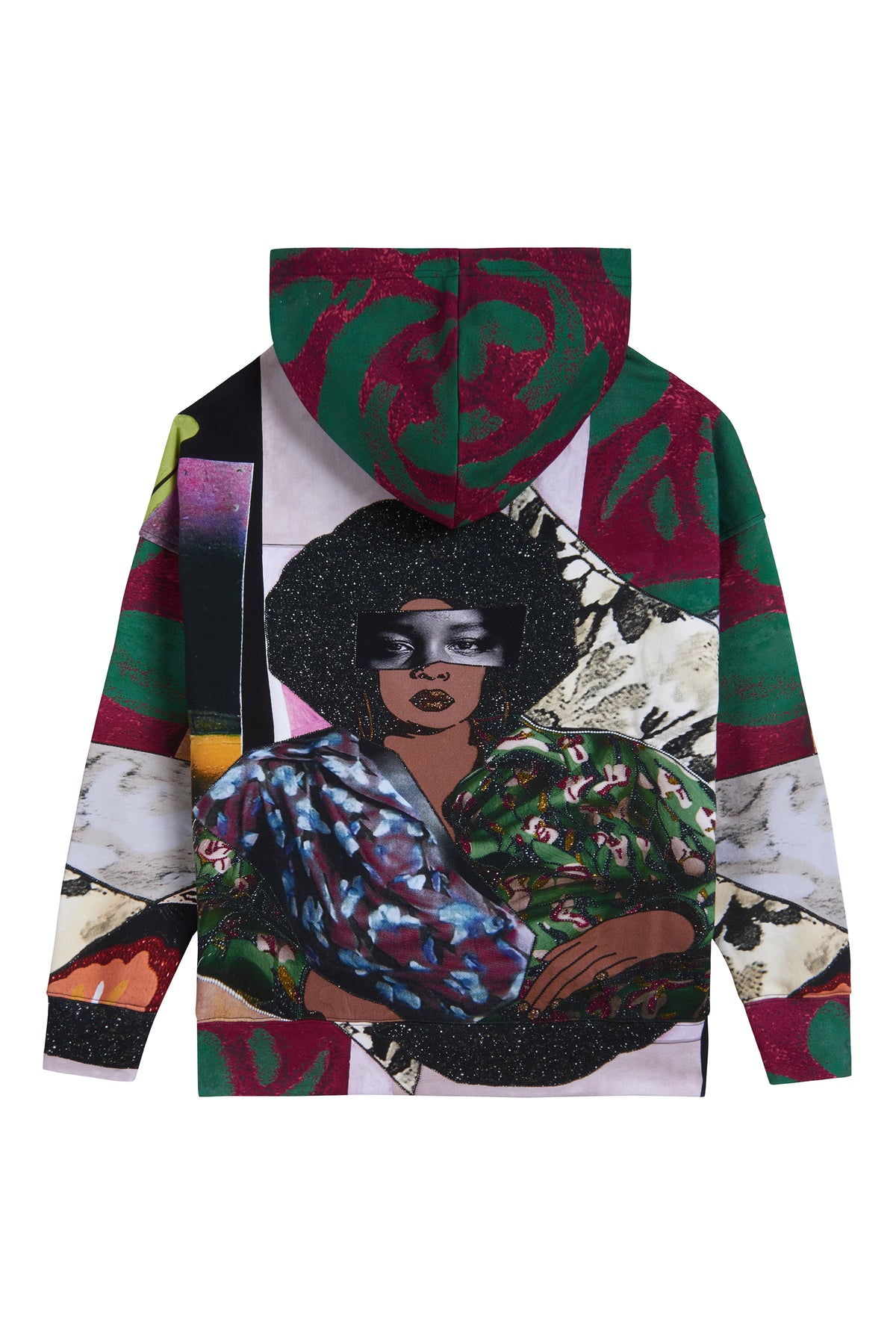 Mickalene Thomas "Afro Goddess" All-Over Print Hoodie