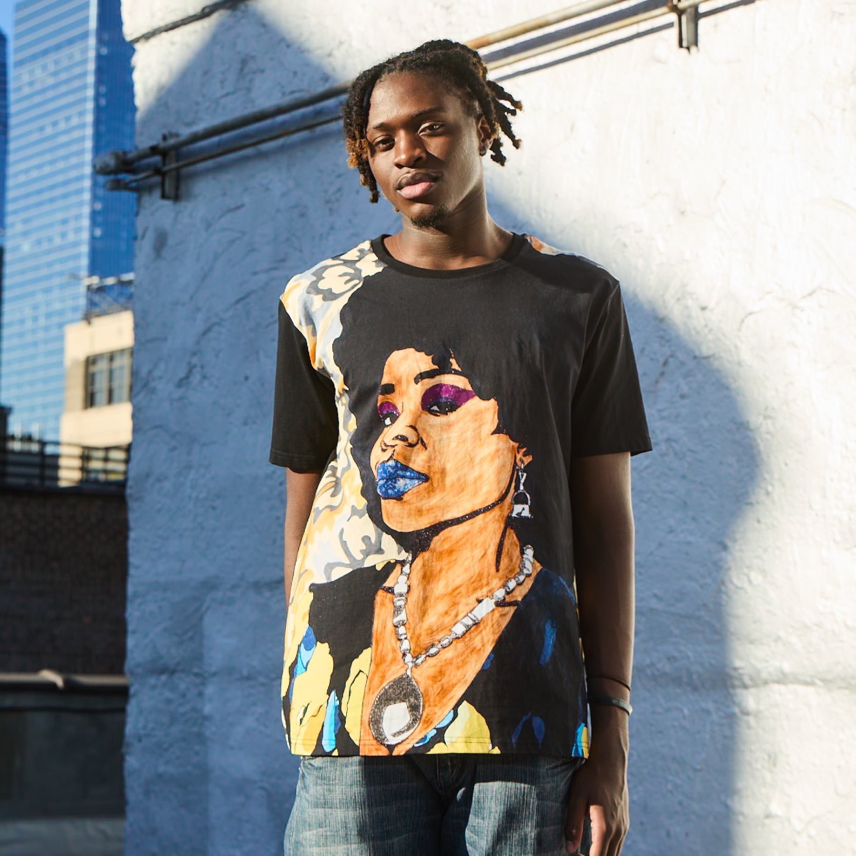Mickalene Thomas “Din, une très belle négresse #1” Unisex T-shirt