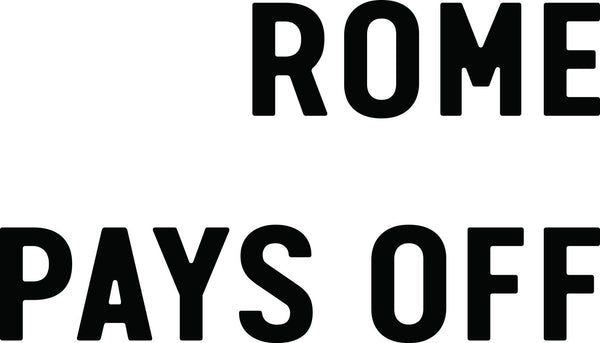 ROME PAYS OFF logo