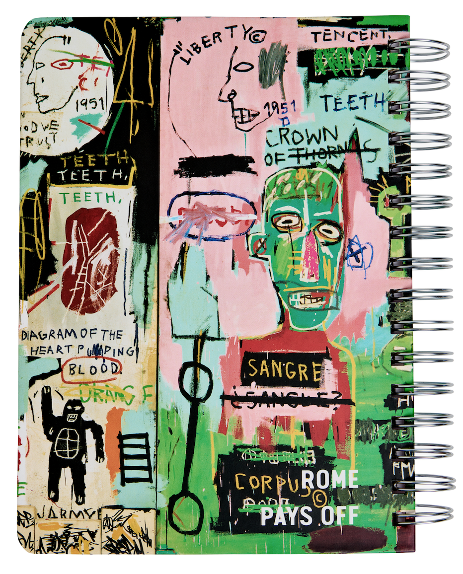 Jean-Michel Basquiat "In Italian" Wire-O Notebook