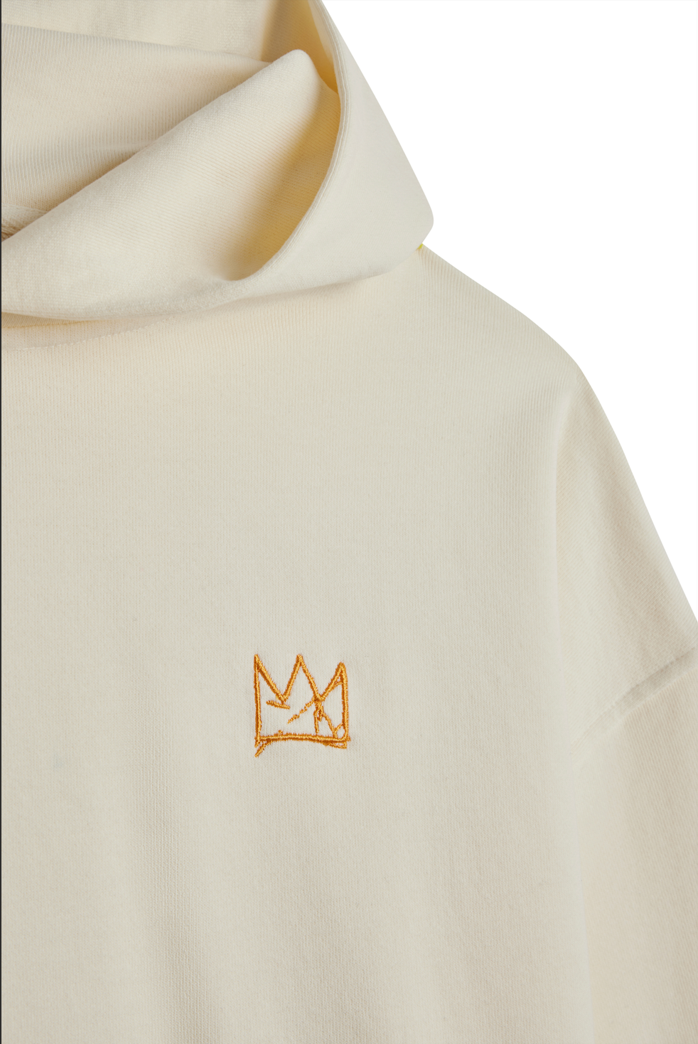 Basquiat Skull Hoodie, Sand