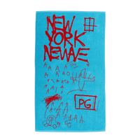 Jean-Michel Basquiat "New Wave" Jacquard Beach Towel