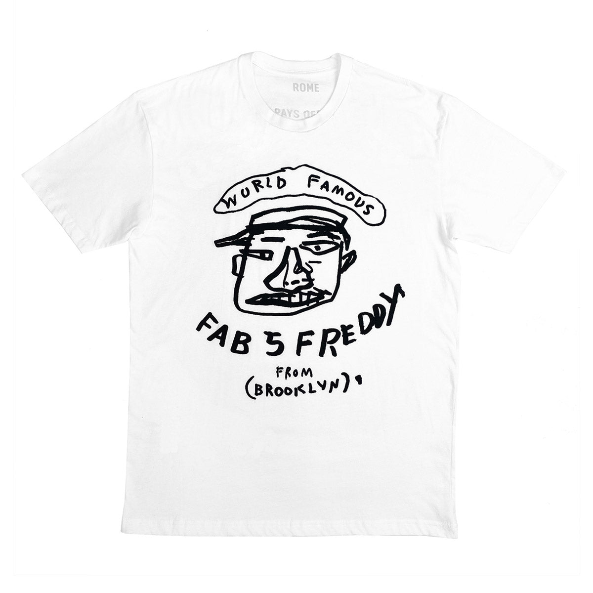 Basquiat "Fab Five Freddy" T-shirt, White