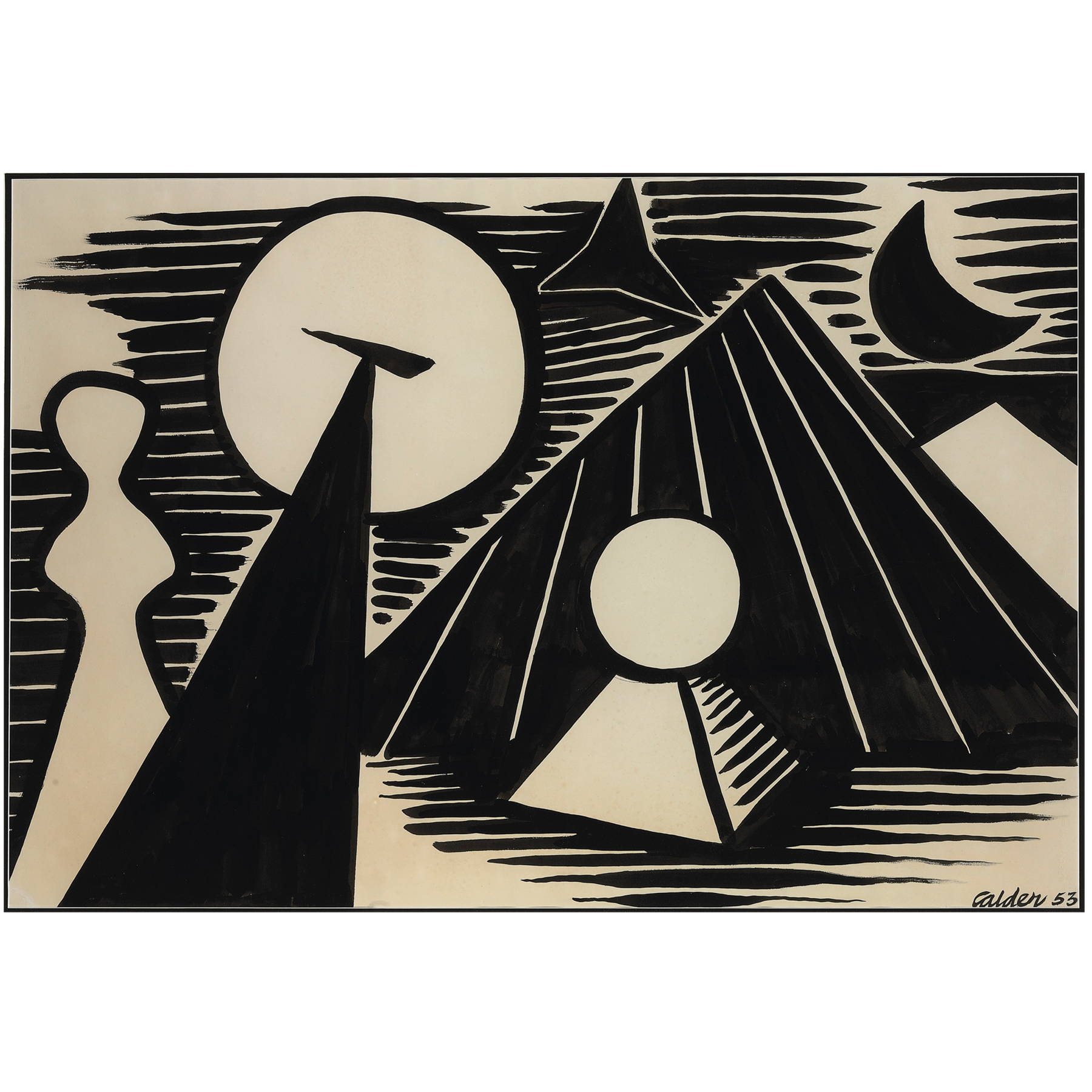 Calder “Untitled (1953)” All-Over Print Bucket Hat
