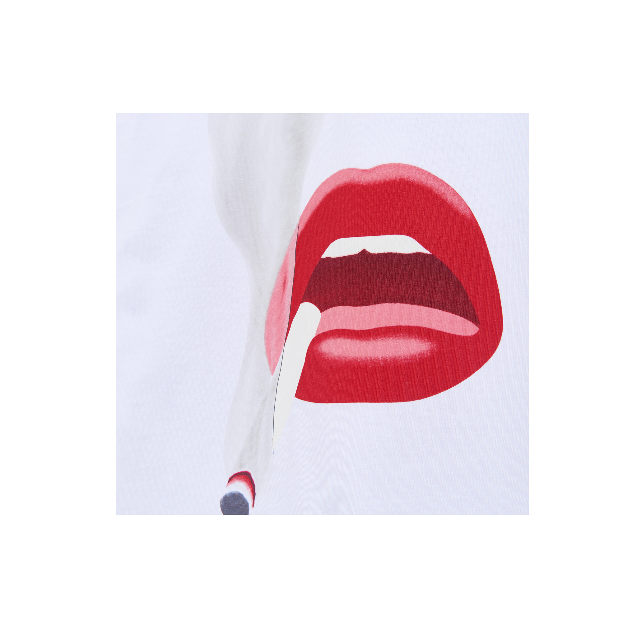 Tom Wesselmann “Smoker #1” T-Shirt, White (Unisex)
