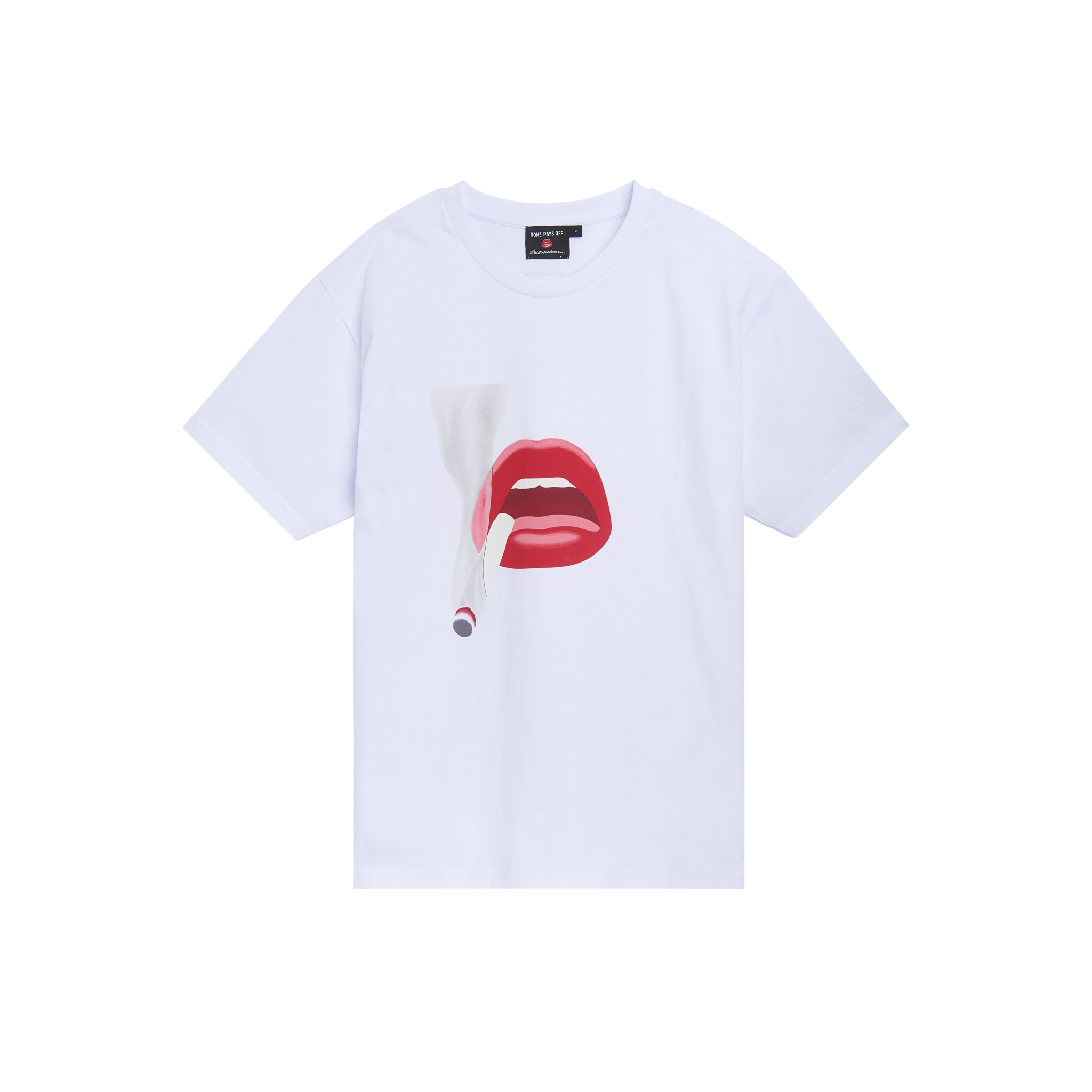 Tom Wesselmann “Smoker #1” T-Shirt, White (Unisex)