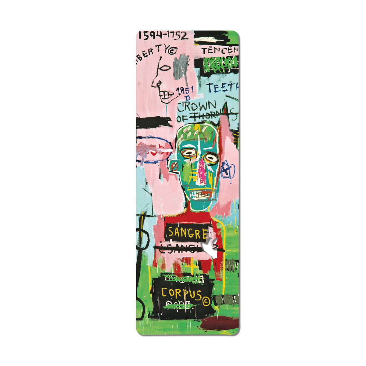 Basquiat ”In Italian” Rubber Exercise Mat