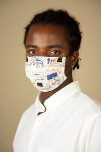 Basquiat "Hollywood Africans" Face Mask