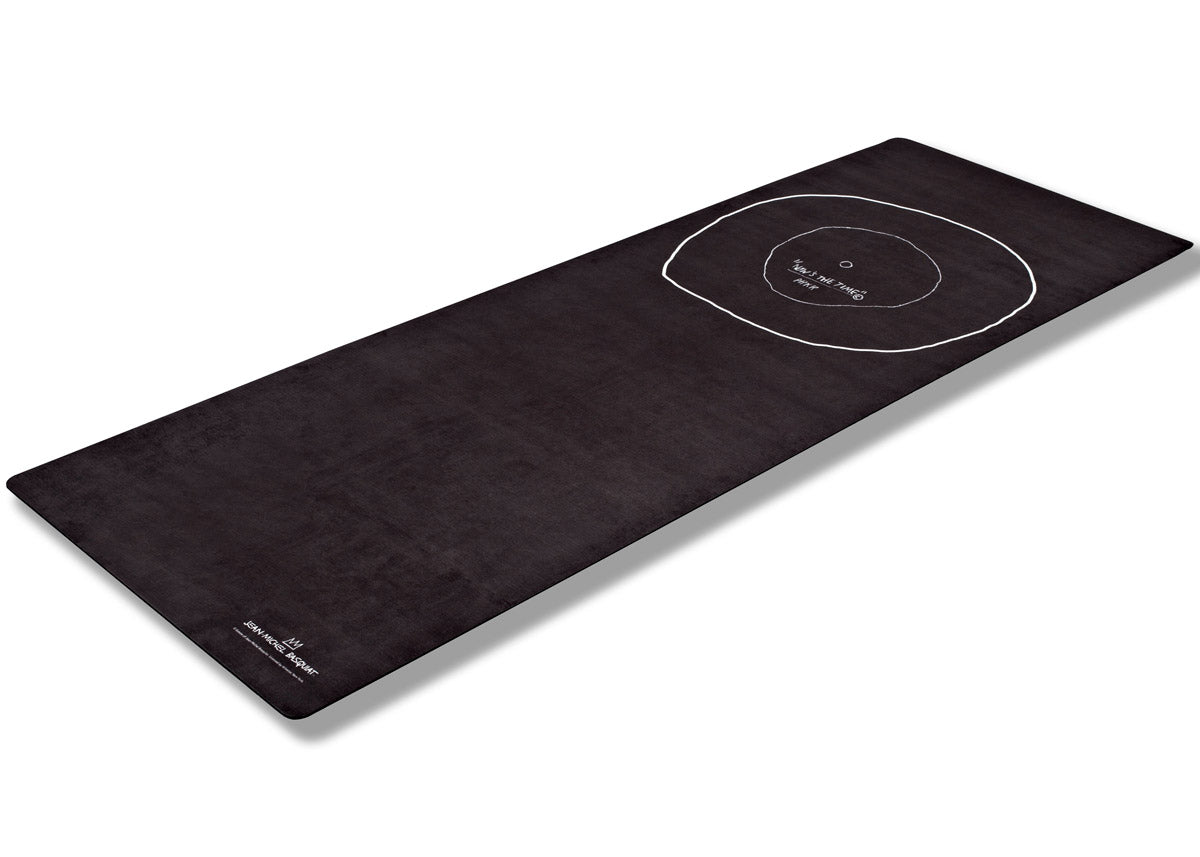 Basquiat ”Now’s The Time” Rubber Exercise Mat